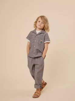 Child Bonpoint Bottoms | Connell Pants Slate Gray