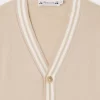 Child Bonpoint Cardigans And Sweaters | Corbin Cardigan Sand Stripes