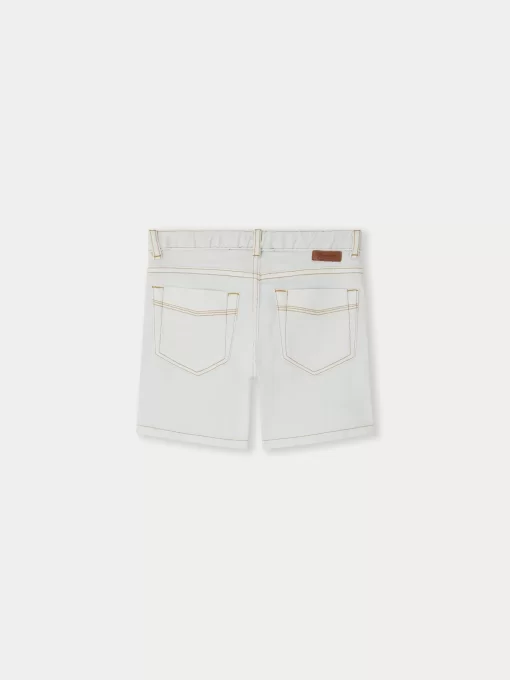 Child Bonpoint Bottoms | Corey Bermuda Shorts Aqua Blue