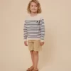 Child Bonpoint Bottoms | Corey Bermuda Shorts Sand