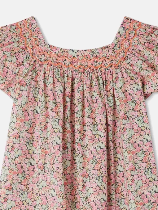 Child Bonpoint Dresses | Coryse Dress Coral