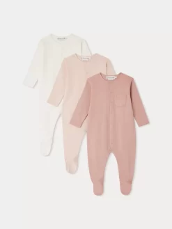 Newborn & Baby Bonpoint Onesies And Pajamas | Cosima Pajamas Set Faded Pink