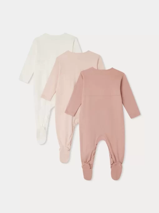 Newborn & Baby Bonpoint Onesies And Pajamas | Cosima Pajamas Set Faded Pink