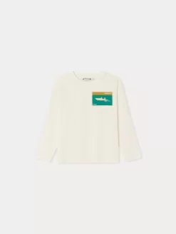 Child Bonpoint Tops | Daan T-Shirt Milk White