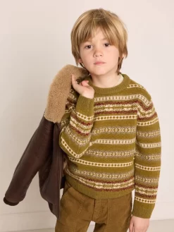 Child Bonpoint Cardigans And Sweaters | Daegan Sweater Light Khaki