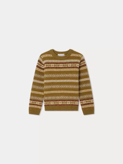 Child Bonpoint Cardigans And Sweaters | Daegan Sweater Light Khaki