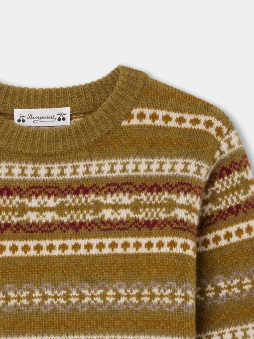 Child Bonpoint Cardigans And Sweaters | Daegan Sweater Light Khaki