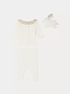 Newborn & Baby Bonpoint Sets And Jumpsuits | Daisie Set Milk White