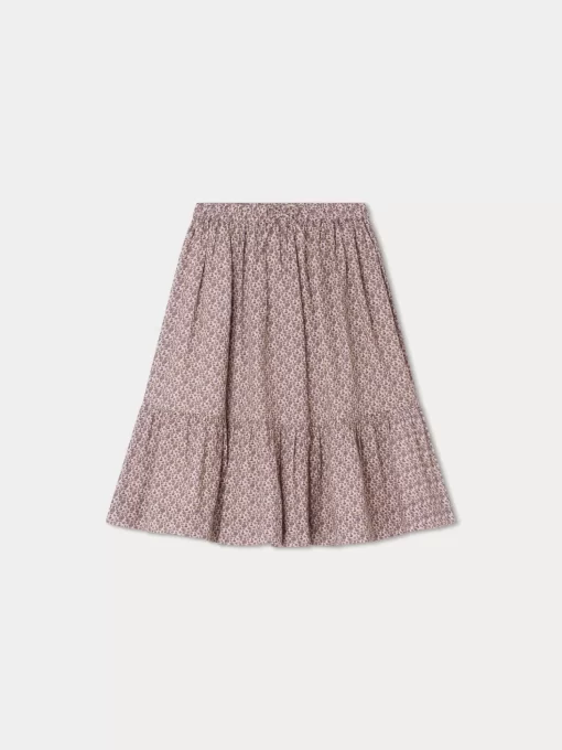 Child Bonpoint Skirts | Daisy Skirt Taupe Flowers