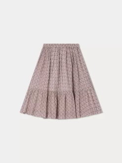 Child Bonpoint Skirts | Daisy Skirt Taupe Flowers