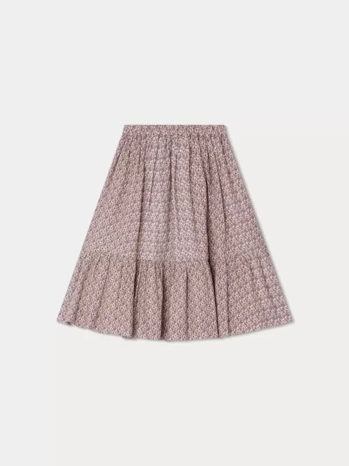 Child Bonpoint Skirts | Daisy Skirt Taupe Flowers