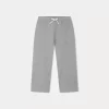 Child Bonpoint Bottoms | Dala Solid-Colored Sweat Pants Medium Heathered Gray