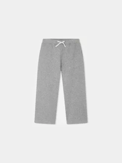 Child Bonpoint Bottoms | Dala Solid-Colored Sweat Pants Medium Heathered Gray