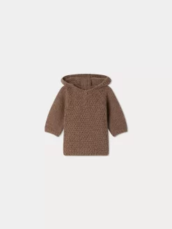 Newborn & Baby Bonpoint Outerwear | Dali Burnoose Praline