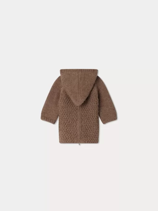 Newborn & Baby Bonpoint Outerwear | Dali Burnoose Praline