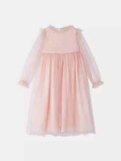 Child Bonpoint Dresses | Dalia Dress Faded Pink