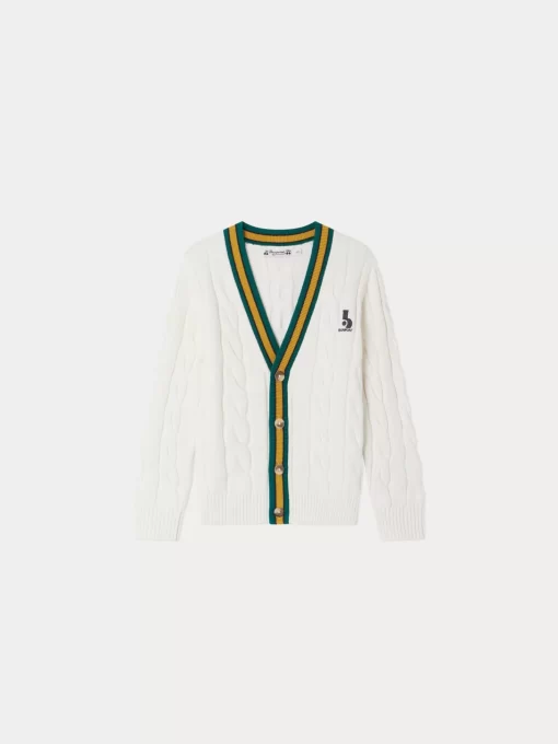 Child Bonpoint Cardigans And Sweaters | Dalvin Cardigan Ecru