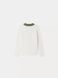 Child Bonpoint Cardigans And Sweaters | Dalvin Cardigan Ecru