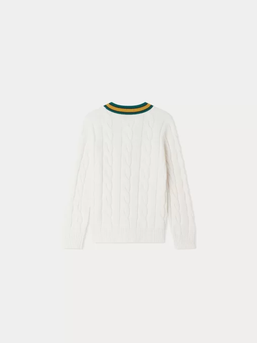 Child Bonpoint Cardigans And Sweaters | Dalvin Cardigan Ecru
