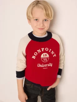 Child Bonpoint Cardigans And Sweaters | Damian Sweater Red