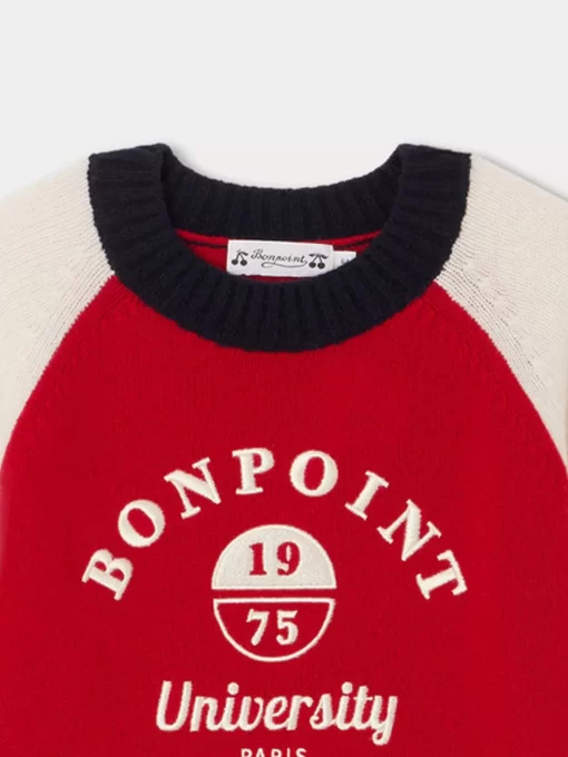 Child Bonpoint Cardigans And Sweaters | Damian Sweater Red