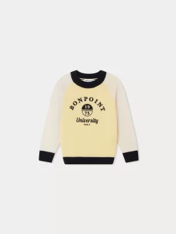 Child Bonpoint Cardigans And Sweaters | Damian Sweater Yellow