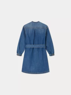 Child Bonpoint Dresses | Dana Dress Light Denim