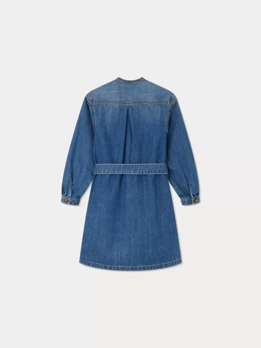 Child Bonpoint Dresses | Dana Dress Light Denim
