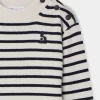 Child Bonpoint Cardigans And Sweaters | Dantes Sweater Navy Stripes