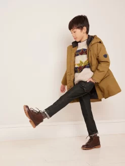 Child Bonpoint Shoes | Danton Ankle Boots Cocoa