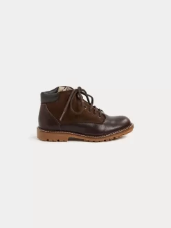 Child Bonpoint Shoes | Danton Ankle Boots Cocoa