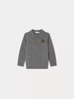 Child Bonpoint Cardigans And Sweaters | Darius Sweater Dark Heathered Gray