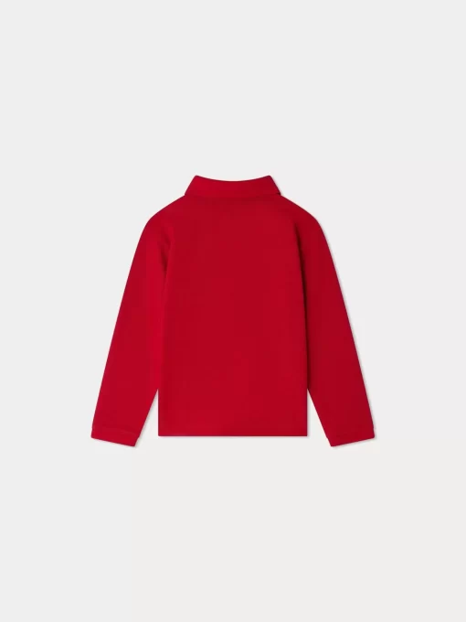 Child Bonpoint Tops | Darys Polo Shirt Poppy Red