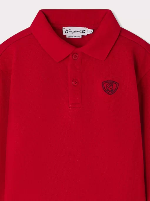 Child Bonpoint Tops | Darys Polo Shirt Poppy Red