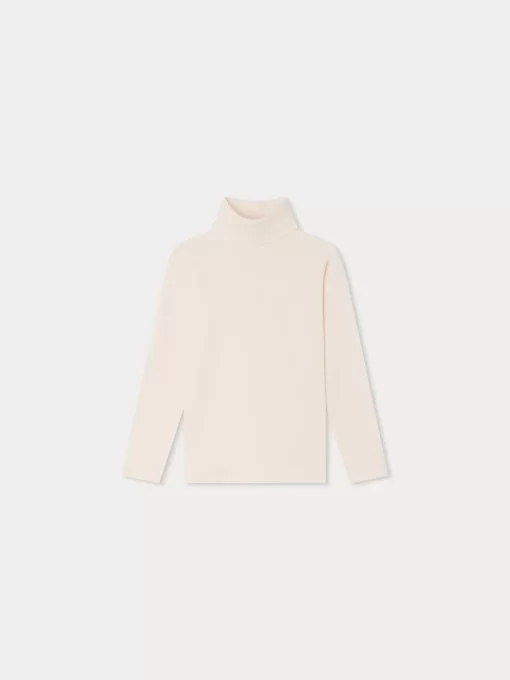 Child Bonpoint Tops | Delie Roll-Neck Sweater Camellia Pink