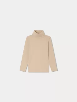 Child Bonpoint Tops | Delie Roll-Neck Sweater Natural