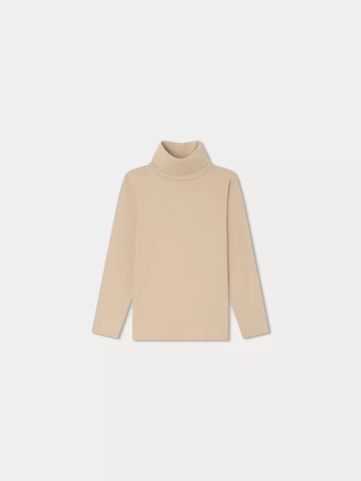Child Bonpoint Tops | Delie Roll-Neck Sweater Natural