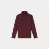 Child Bonpoint Tops | Delie Roll-Neck Sweater Plum