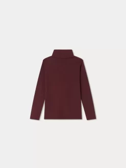 Child Bonpoint Tops | Delie Roll-Neck Sweater Plum