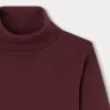 Child Bonpoint Tops | Delie Roll-Neck Sweater Plum