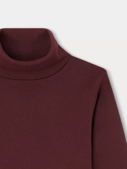 Child Bonpoint Tops | Delie Roll-Neck Sweater Plum
