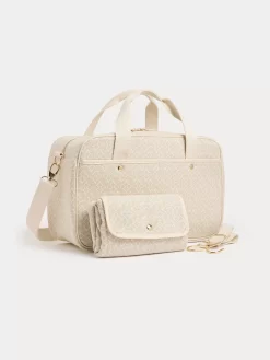 Newborn & Baby Bonpoint Childcare | Denver Baby Changing Bag Beige