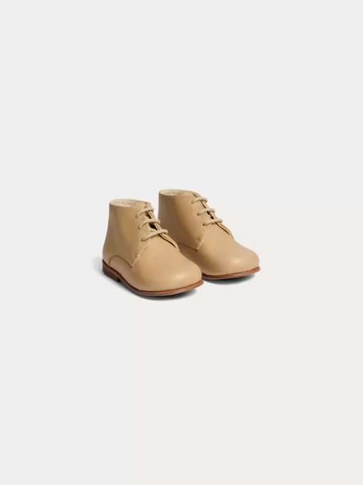 Newborn & Baby Bonpoint Shoes | Derbies Premiers Pas Joyau Tilleul