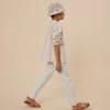 Child Bonpoint Bottoms | Dewey Pants Aqua Blue