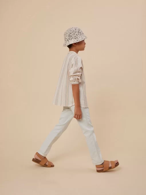 Child Bonpoint Bottoms | Dewey Pants Aqua Blue