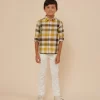 Child Bonpoint Bottoms | Dewey Pants Milk White