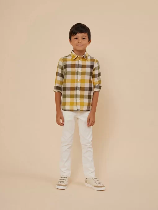 Child Bonpoint Bottoms | Dewey Pants Milk White