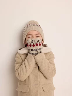 Child Bonpoint Accessories | Dhuri Mittens Alabaster White