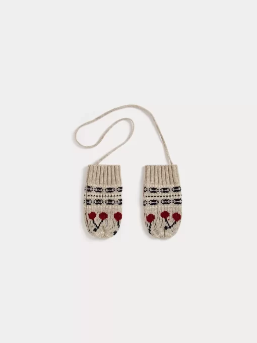 Child Bonpoint Accessories | Dhuri Mittens Alabaster White