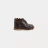 Newborn & Baby Bonpoint Shoes | Diego First-Step Derby Shoes Licorice